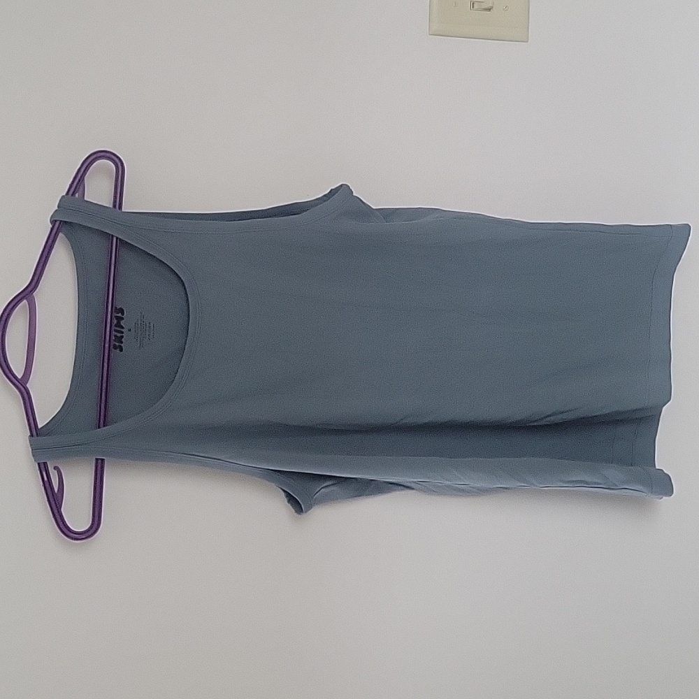 SKIMS Steel Blue Tank Sz XL NWOT